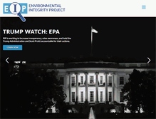 Tablet Screenshot of environmentalintegrity.org